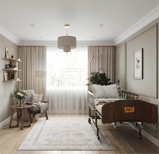 MET REVEL L Кровать медицинская электрическая удлиненная от производителя